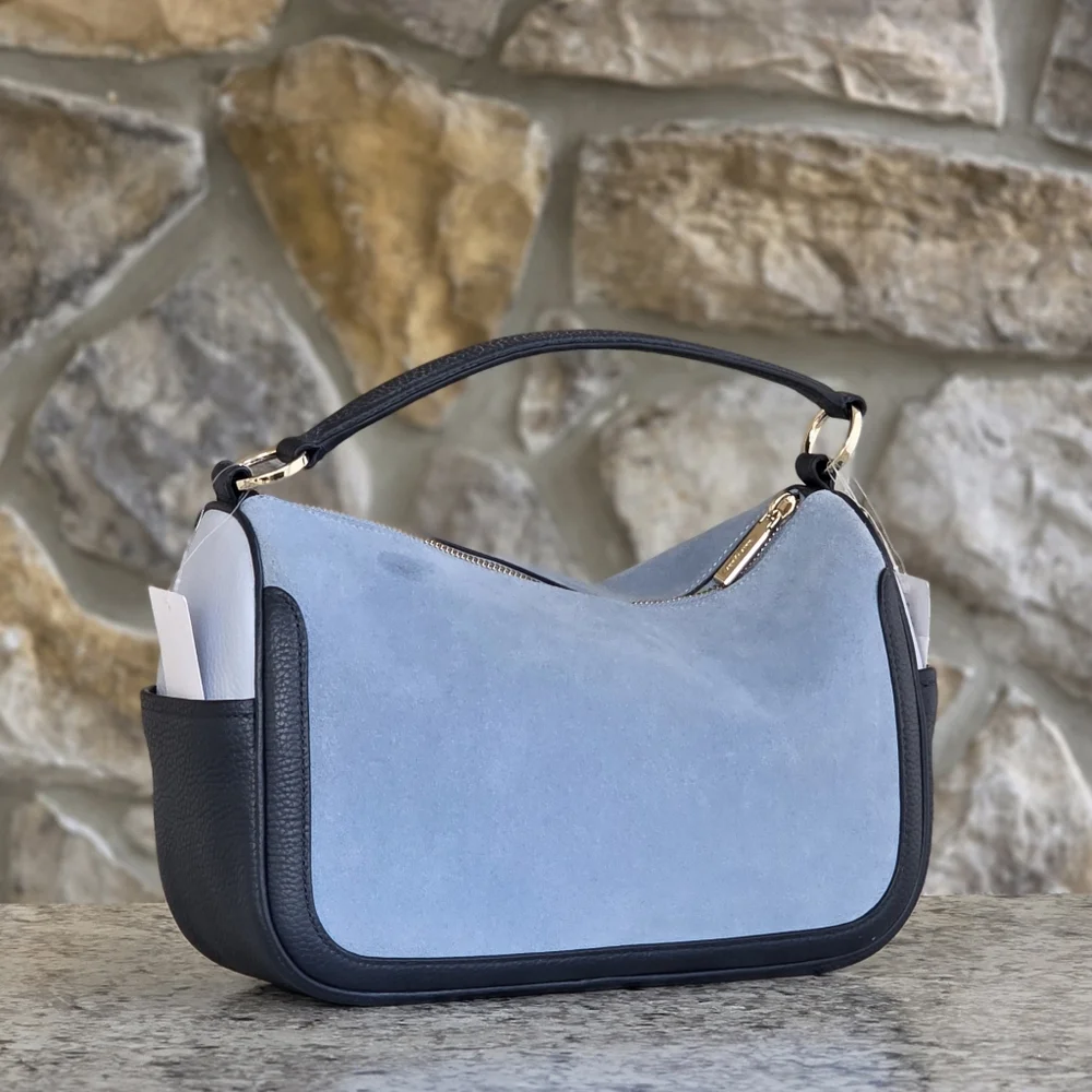Kate Spade Smoosh Blue Crossbody - Picture 3 of 10
